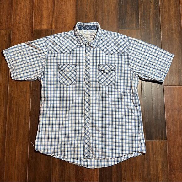 Wrangler Snap Button Short Sleeve Shirt - Picture 1 of 4